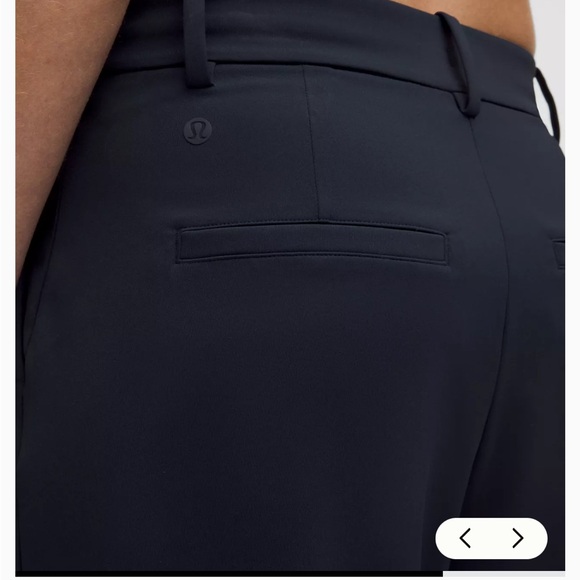 Lululemon Wide-Leg Trousers Navy Small Short Length - Picture 13 of 13